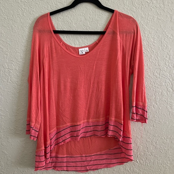 Salmon Long Sleeved Top - Picture 1 of 2